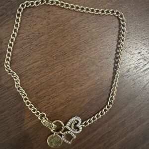 Juicy Couture Gold Heart Charm Necklace